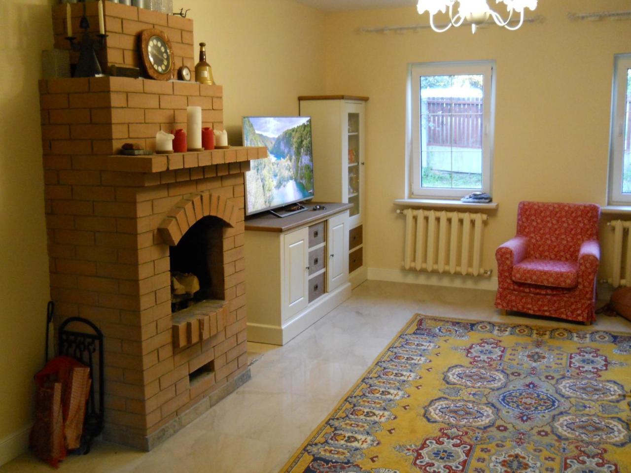 明斯克House With A Fireplace On The River别墅 外观 照片